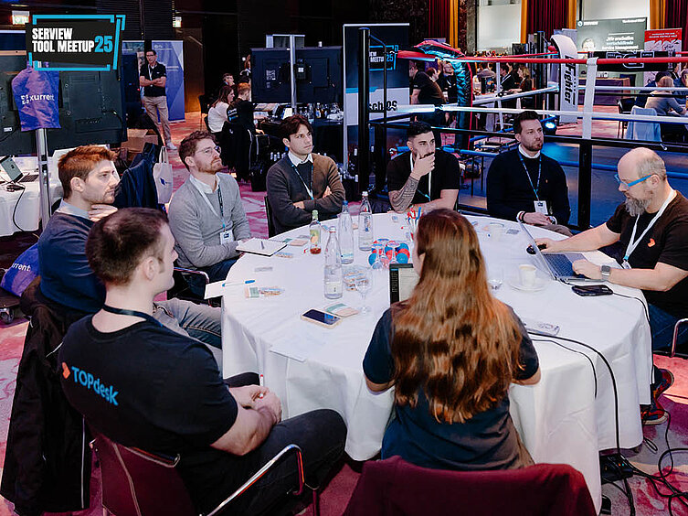 SERVIEW TOOL MEETUP active session of manufacturers and participants