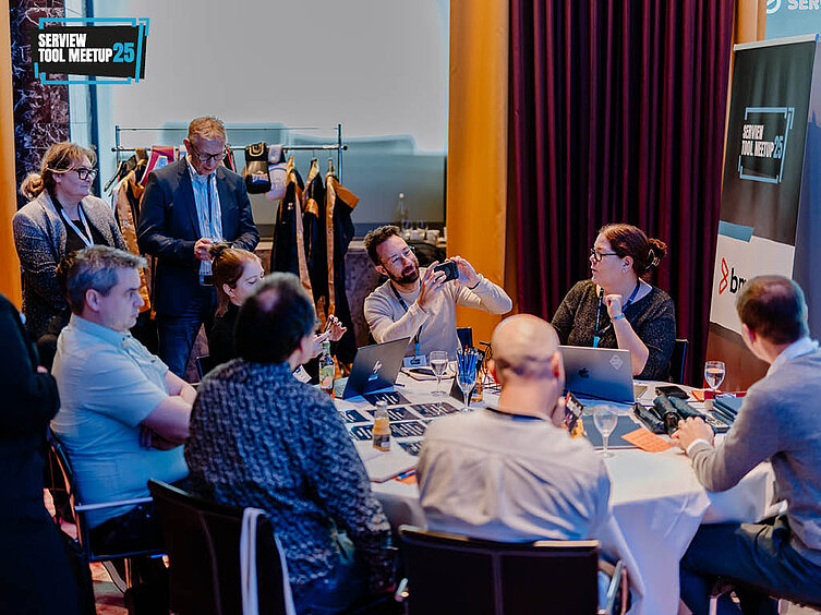 SERVIEW TOOL MEETUP active session of manufacturers and participants