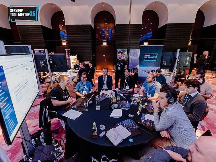 SERVIEW TOOL MEETUP active session of manufacturers and participants