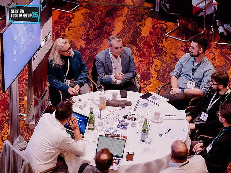 SERVIEW TOOL MEETUP active session of manufacturers and participants