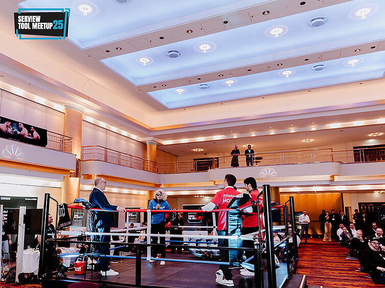 SERVIEW TOOL MEETUP active session of manufacturers and participants